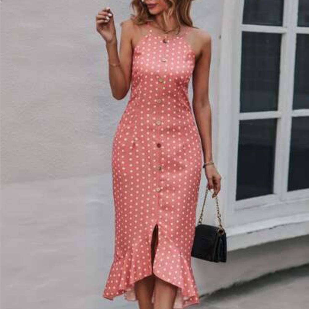 Nina polka dot dress